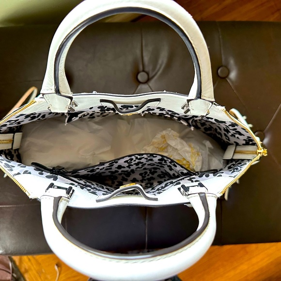 Rebecca Minkoff white leather handbag - Picture 6 of 9